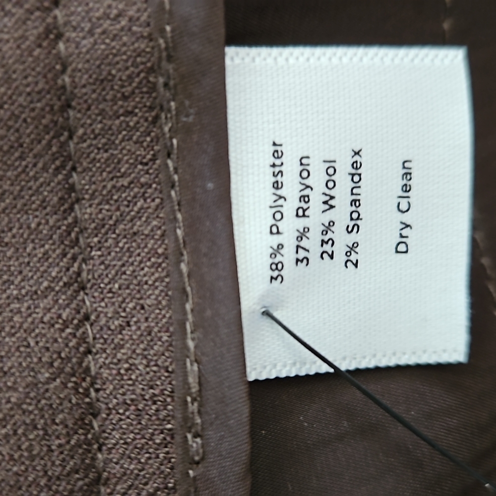 Nwt women's sz 2p brown talbots heritage boots pants - Picture 7 of 7